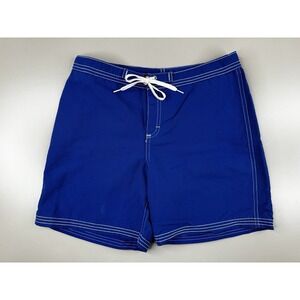 Vintage ROXY Boardshorts Juniors Size 9 Blue Made USA Y2K Surf Skate 2000s Teen